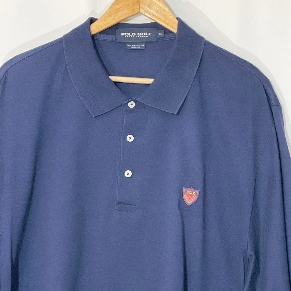 Polo Golf Ralph Lauren Navy Crest Polo Shirt XL